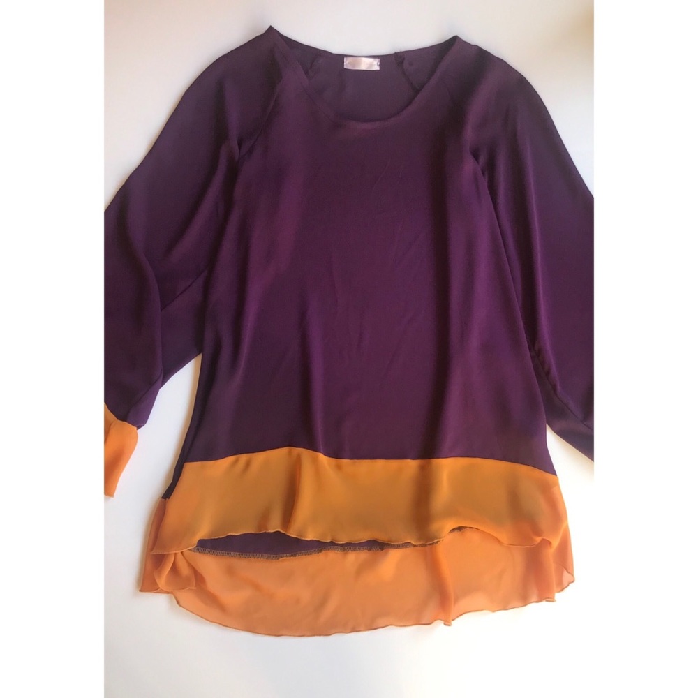 Purple and Gold Top